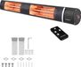 Monzana Infraroodstraler 3000W - 3 Standen/Afstandsbediening - Zwart