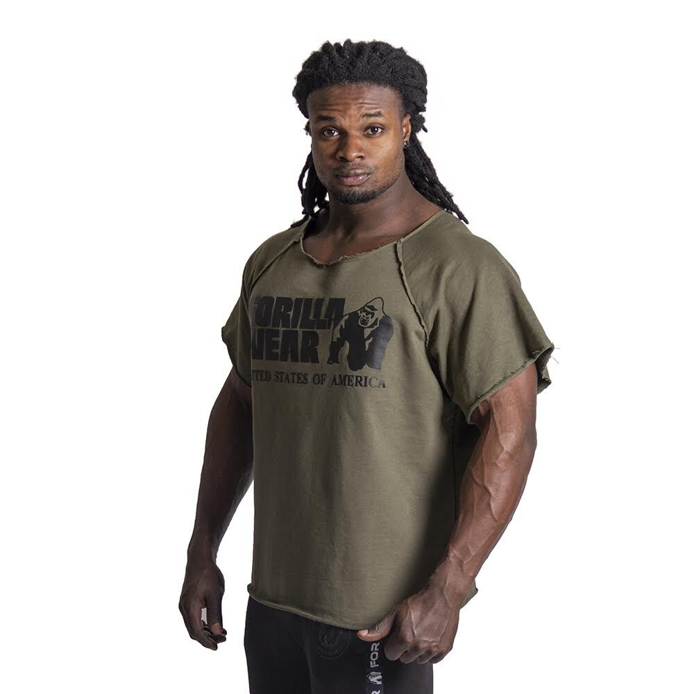 Gorilla Wear Classic Work Out Top - Army Green - S/M