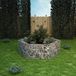 vidaXL Gabion Plantenbak Verhoogd Zeshoekig 160x140x50 cm