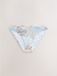 Next Dames Bikinibroekje Slip Dierenprint Cream/Blue Shell Polyester 36