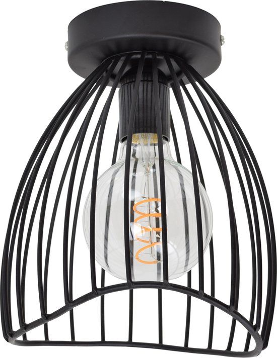 Urban Interiors Blade Plafondlamp - Zwart - Metaal - 25x20 cm - E27