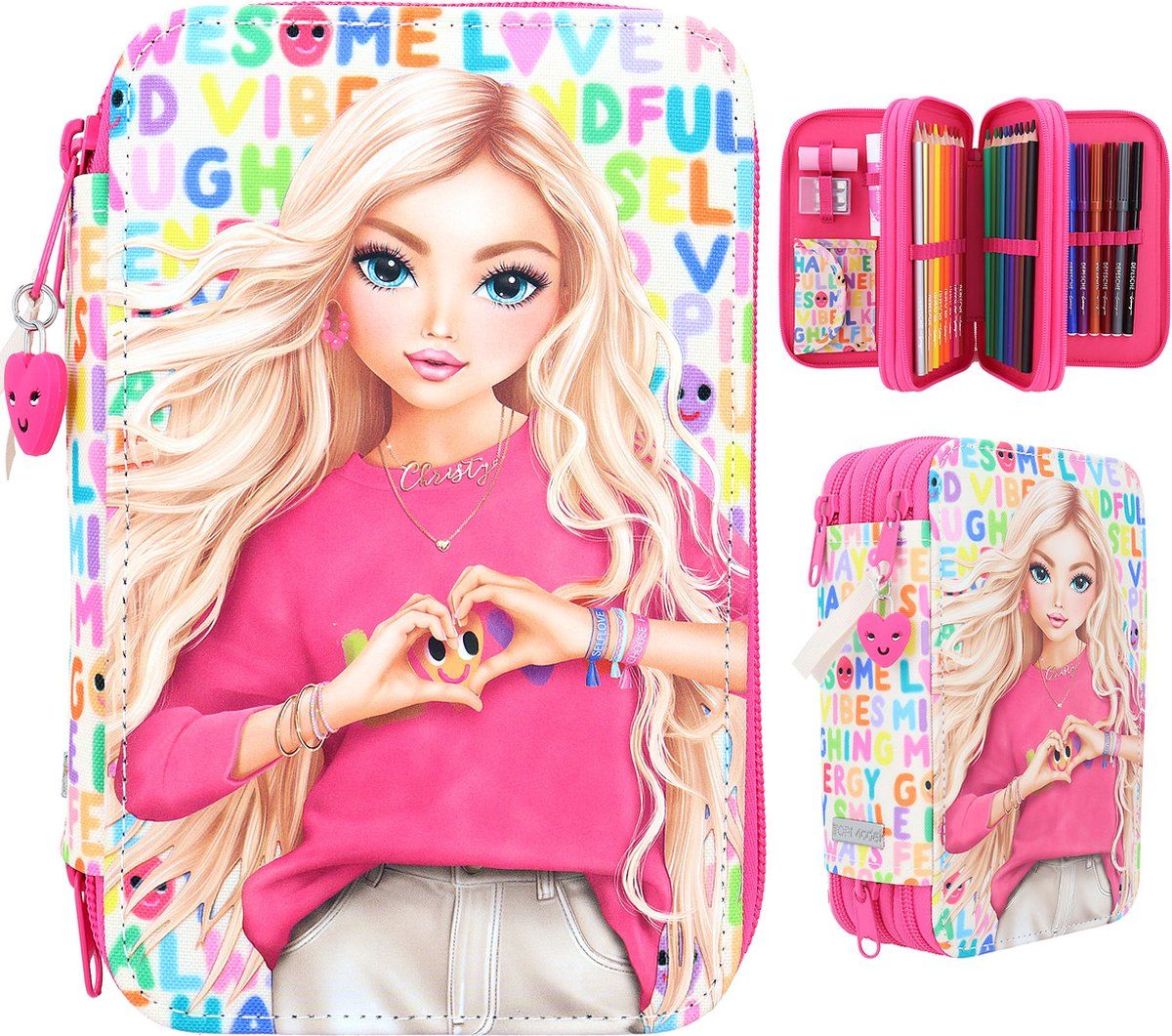 Depesche TOPModel 3-vaks etui SELFLOVE - 4010070617493