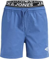 Jack & Jones Maui Surf Short de bain Double Garçon - Bleu - Taille 176