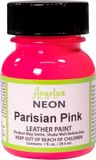 Angelus Leather Acrylic Paint - Neon Parisian Pink - 29.5ml
