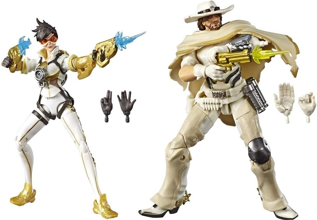 Hasbro Overwatch Ultimates 2-Pack - Tracer (Posh) + McCree (White Hat) - Multicolour
