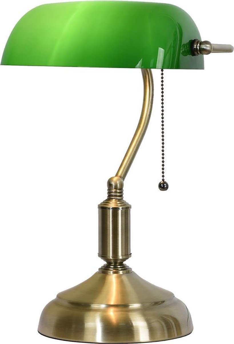 Lumilamp Bureaulamp groen 27*17*41 cm E27/max 1*60W