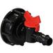 Icecat Raccord avec vanne à boisseau sphérique cannelée 20 mm mâle