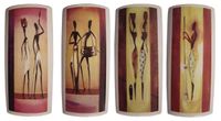 Merkloos Sahara Keramische luchtbevochtiger radiator - 4 stuks - 400 ml