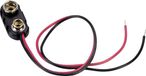 Tru Components 18-0093 Batterijclip 1 9V (blok) Drukknopaansluiting