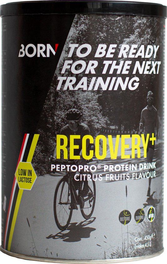 BORN Recovery+ - Elite Peptopro Hersteldrank - Citrusvrucht - 450 g