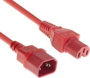 ACT Netsnoer C14 - C15 rood 2 m AK5308