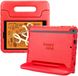 HappyCase Kinder Tablethoes Geschikt voor Apple iPad Mini 1/2/3/4/5 | Kindvriendelijke Hoes | Beschemhoes | Kinderhoes | met Handvat en Standaard | Rood