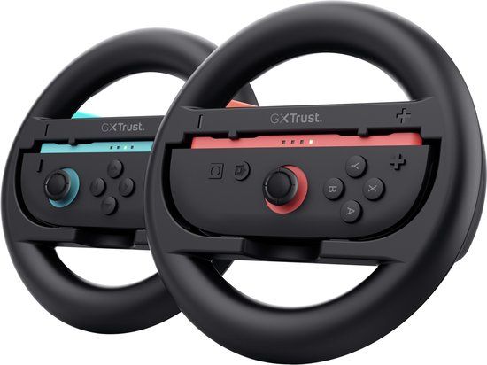 GXTrust Trust GXT 1257 Joy-Con-racesturen - Voor Nintendo Switch 2 - Set van 2 - Zwart