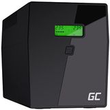 Green Cell RTII UPS Rack Online 1500VA/900W met LCD-Display