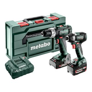 Metabo Accu-Combo-set 2.8.2 18 V (685194000) BS 18 L + SSD 18 LT 200 BL; metaBOX 145 L