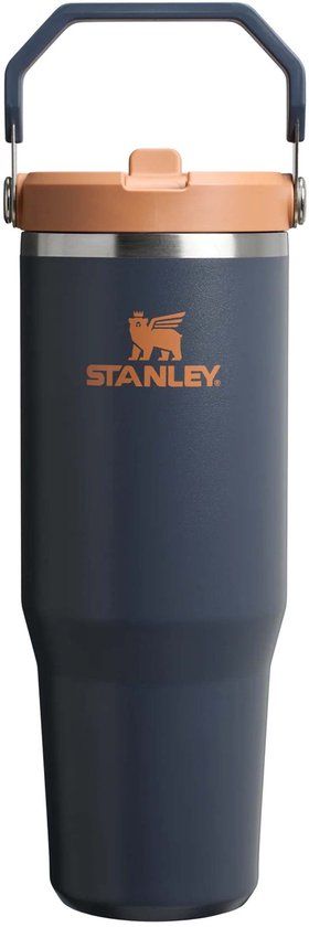 Stanley The IceFlow Flip Straw 2.0 drinkfles 0.89L twilight Zwart