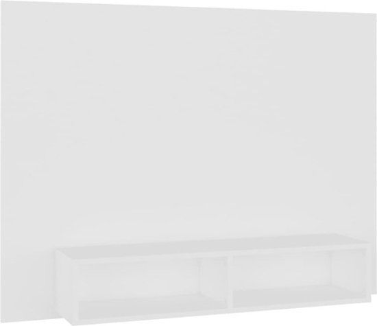 vidaXL Tv-wandmeubel 120x23,5x90 cm bewerkt hout wit