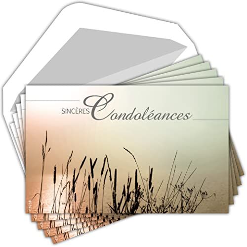 5 French-Made Sympathy Cards