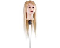 Xanitalia Sinelco Oefenhoofd 100% Human Hair - Lang 55cm Blond