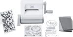 Sizzix Sidekick Starter Kit, mini handmatige stansmachine, blanc et gris