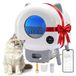 GTPLAYER Kattenbak, zelfreinigend, 66 liter, automatische kattenbak met app en sensoren, anti-vastklemmen, elektrische kattenbak met 6-kleurige binnenverlichting, geursteen, voor huishouden met