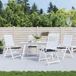 vidaXL Tuinstoelkussens 4 st ruitpatroon 40x40x3 cm stof zwart