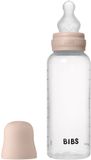 Bibs Fles - Medium Flow - 270 ml - Silicone - Blush