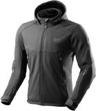 Rebelhorn Slash Softshell waterdichte motorfiets textieljas - Zwart, L