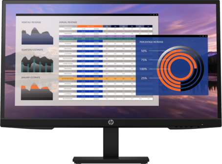 HP P27h G4 - 27 inch Full HD Monitor - IPS - 75Hz - HDMI/VGA/DisplayPort