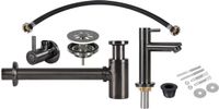 Differnz Kit d'installation de fontaine - Couleur Gun Metal - Laiton