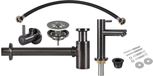 Differnz Kit d'installation de fontaine - Couleur Gun Metal - Laiton