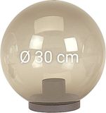 KS Verlichting Globe 30 Tuinlamp Kunststof Bol Polycarbonaat Led Modern Bruin