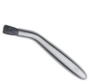 cilio Stilo koffiecapsule, gebogen, 16 cm, roestvrij staal, natuurlijke borstelharen