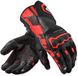REV'IT! Argon 3 geperforeerde motorhandschoenen - Maat XL - Leer Rood/Zwart