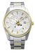 ORIENT STRETTO CORE 2026-OR-RA-AK0312S30B Heren Polshorloge Automatisch Saffierglas Wit Goudkleurig/Zilverkleurig Staal