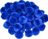 Merkloos Moebius Creativ Pompons - 35x - donker blauw - 25 mm - hobby/knutsel materialen