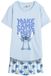 Cerda Stitch T-shirt à manches courtes Pyjama Bleu 10 ans Fille