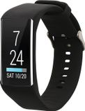 kwmobile Horlogebandje voor Polar A360 / A370 - Zwart TPU Smartwatch Bandje