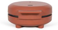 LIVOO Gaufrier DOP255R, en forme de cœur, 5 plaques de cuisson, 1000 W