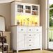 STILVORA Dressoir - Wit - 104x40x180 Cm