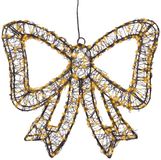 Lumineo Classic warm 500 Micro-LED strik frame zwart 38 x 34 cm