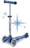 Micro Mini Micro step Deluxe Galaxy Glitter LED Blauw Kinderstep 2-6 jaar