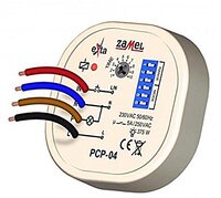 XTECHAUTOMATION Zamel PCP-04 Tijdrelais multifunctioneel relais voor inbouw dozen, tijdschakelaar, 8 verschillende functies, timer, tijdschakelaar, impulsrelais