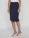 VILA VISIFFI HW PENCIL SKIRT/PB Dames Rokken Blauw Polyester/Viscose/Elastaan