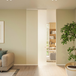 Argenta Xperta glas 3m - zwart - Plafond inbouw - 1 deur - 2 stoppers - 10 mm glas