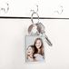 Set de porte-clés photo transparent - 100 pièces (double face)