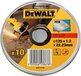 DeWalt DT42340TZ Doorslijpschijf - 125 x 22,23 x 1,2mm - inox (10st)