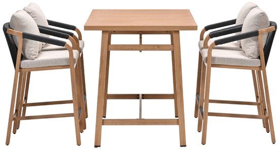 Garden Impressions Tarera bar tuinset 5-delig - light teak look