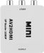 Techvavo® Tulp AV naar HDMI Converter - RCA naar HDMI Adapter - 1080p Full HD - Blanc