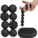 Pierres anti-stress sensorielles en silicone - Set de 8 - Balle de décompression par attraction magnétique - Autisme